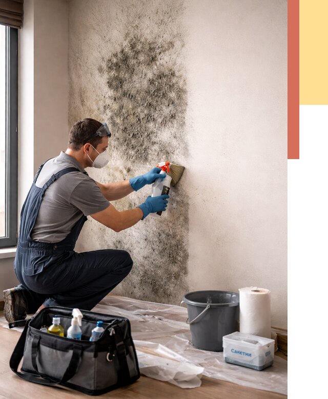 Удаление плесени со стен в Дивногорске от 2174 руб. — быстро и недорого | ОТДЕЛОЧНИК-Двн