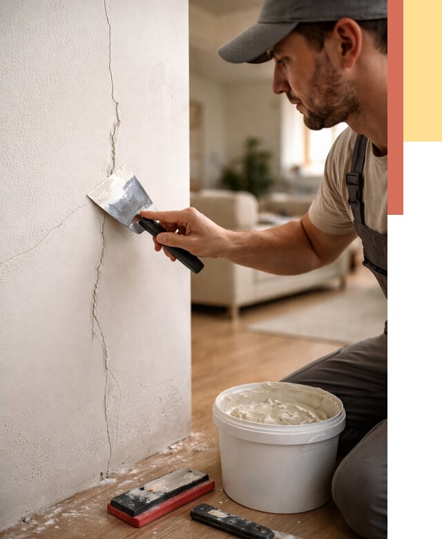 Заделка трещин и сколов в Дивногорске от 2477 руб. — быстро и недорого | ОТДЕЛОЧНИК-Двн