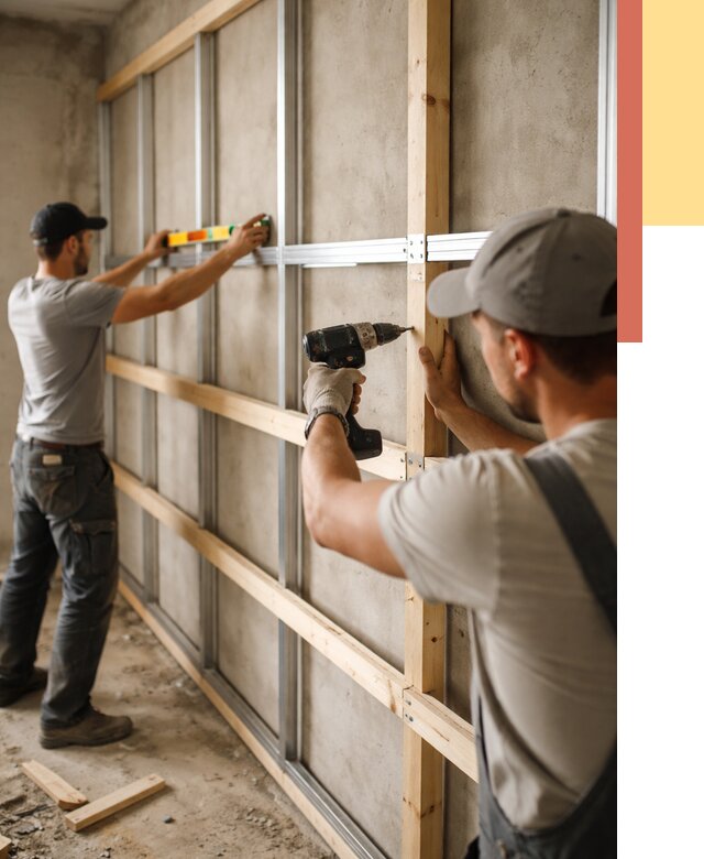 Устройство обрешетки под панели в Дивногорске от 2123 руб. — монтаж под ключ | ОТДЕЛОЧНИК-Двн