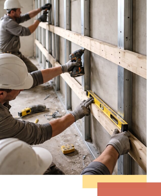 Устройство обрешетки под панели в Дивногорске