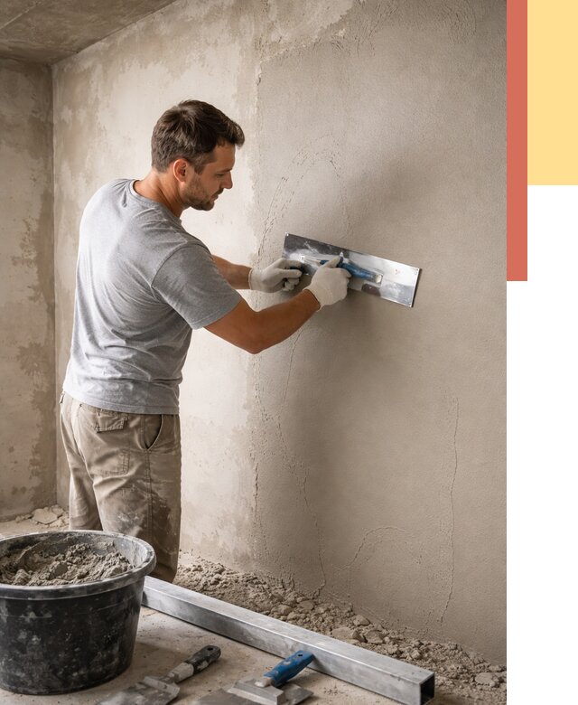 Штукатурка стен без маяков в Дивногорске от 7279 руб/м2 — услуги и цена | ОТДЕЛОЧНИК-Двн