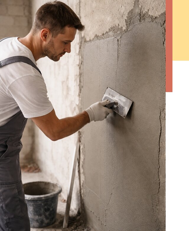 Штукатурка стен под плитку в Дивногорске от 4246 руб./м2 — выравнивание под плитку | ОТДЕЛОЧНИК-Двн