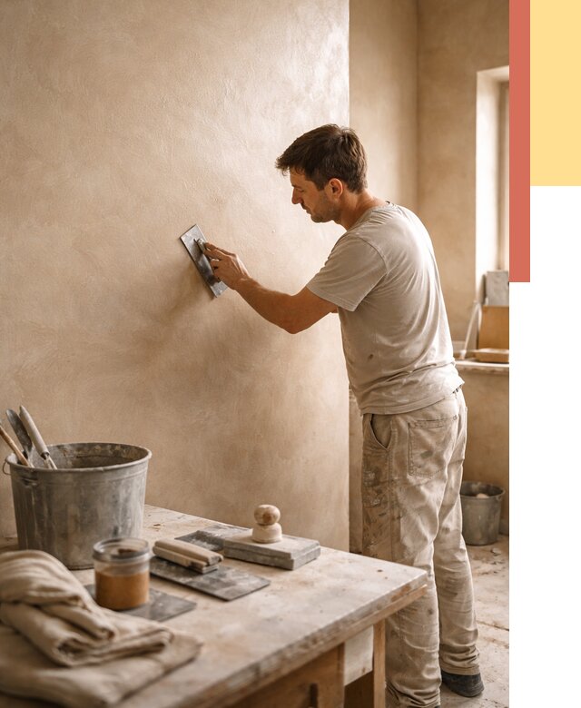 Марокканская штукатурка таделакт в Дивногорске под ключ от 4246 руб. | ОТДЕЛОЧНИК-Двн