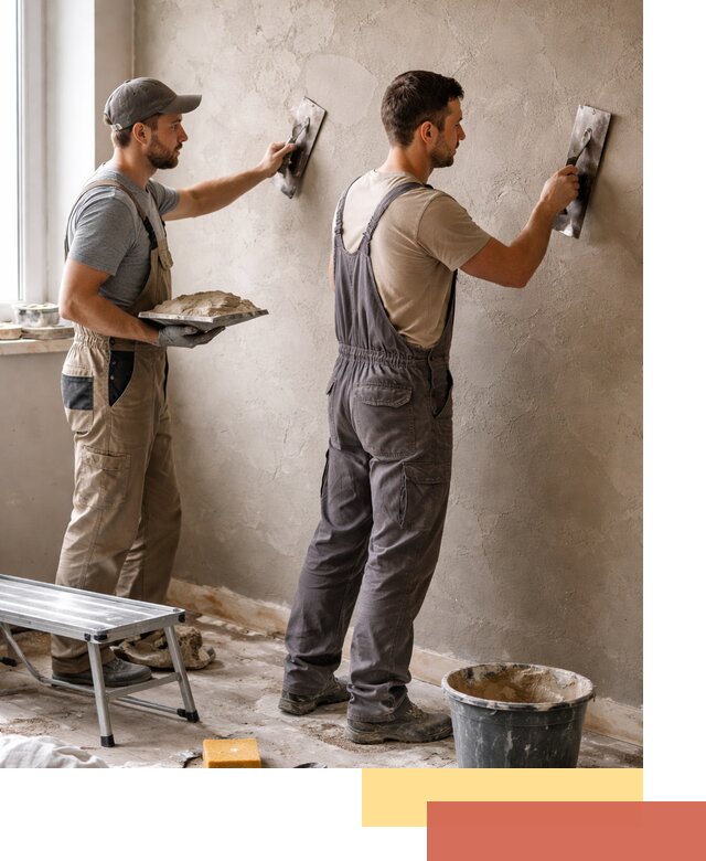 Ремонт декоративной штукатурки и восстановление фактуры в Дивногорске