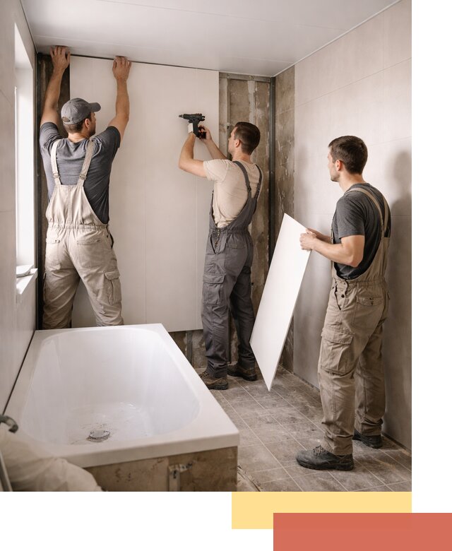 Отделка ванной панели ПВХ профессионально в Дивногорске