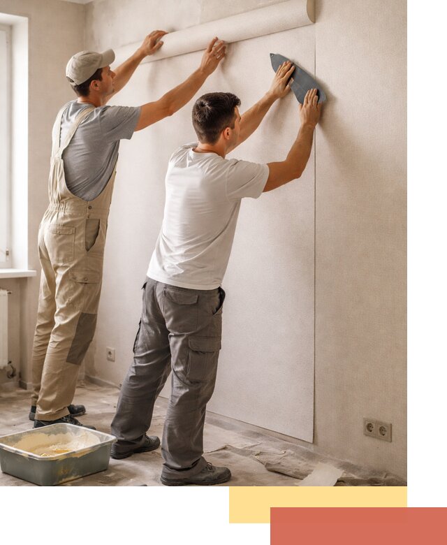 Поклейка виниловых обоев в Дивногорске профессионально и качественно