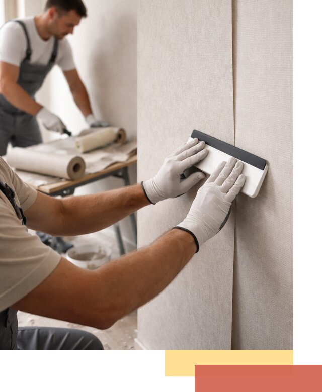 Поклейка обоев под покраску в Дивногорске профессионально и быстро