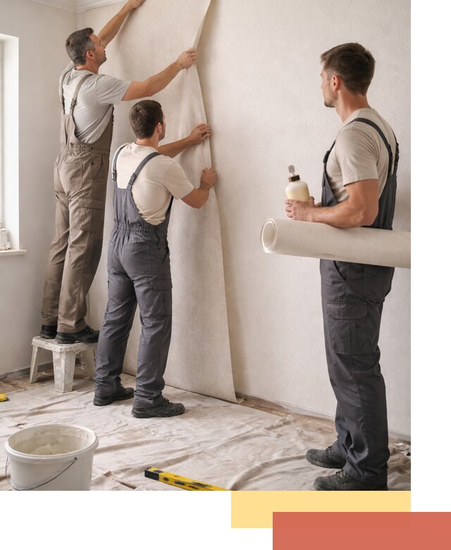 Оклейка стен обоями в Дивногорске — качественно и профессионально