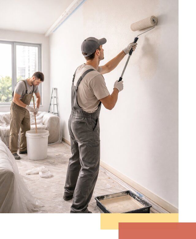 Покраска стен в офисе в Дивногорске — быстрый и качественный ремонт