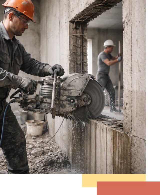 Алмазная резка проемов в Дивногорске быстро и точно