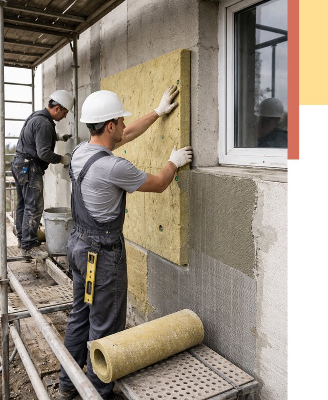 Утепление стен в Дивногорске от 4347 руб. под ключ — быстро и недорого | ОТДЕЛОЧНИК-Двн