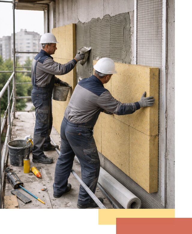 Утепление стен зданий и домов в Дивногорске качественно и надежно