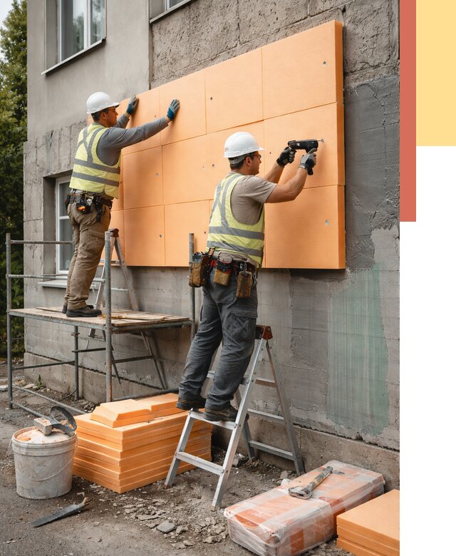 Утепление стен пеноплексом в Дивногорске от 1870 руб./м2 — быстро и недорого | ОТДЕЛОЧНИК-Двн