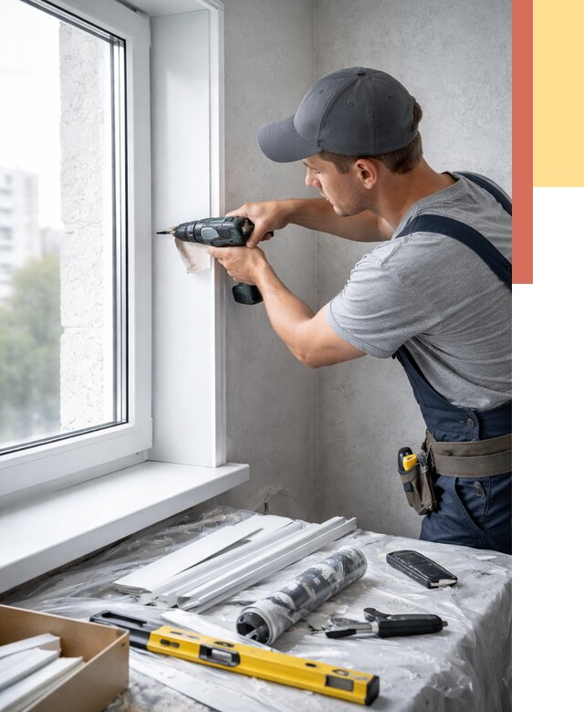 Установка пластиковых откосов в Дивногорске от 2275 руб. | ОТДЕЛОЧНИК-Двн монтаж, быстро и недорого