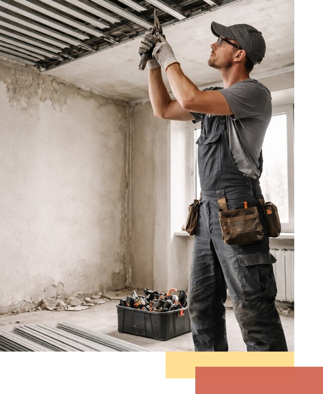 Демонтаж реечного потолка в Дивногорске быстро и аккуратно