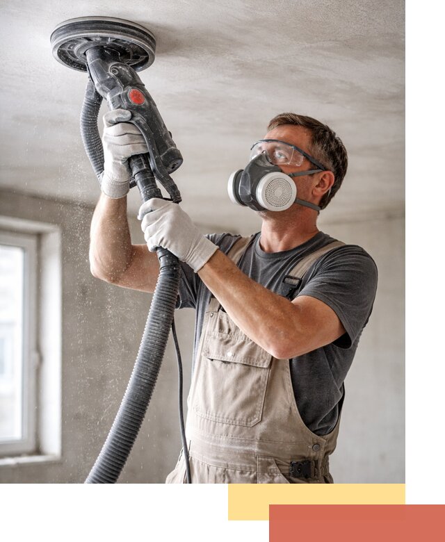 Шлифовка потолка в Дивногорске — качественная подготовка под отделку