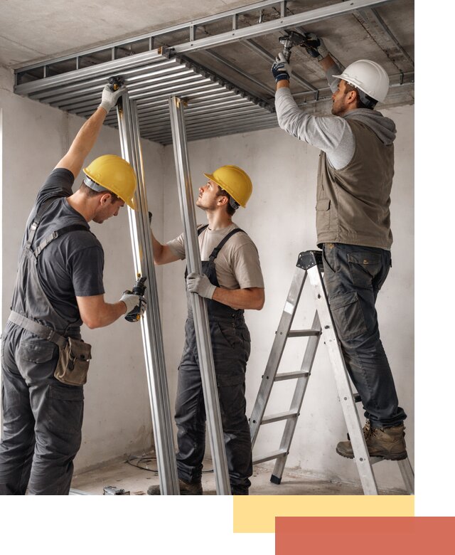 Монтаж реечного потолка под ключ в Дивногорске