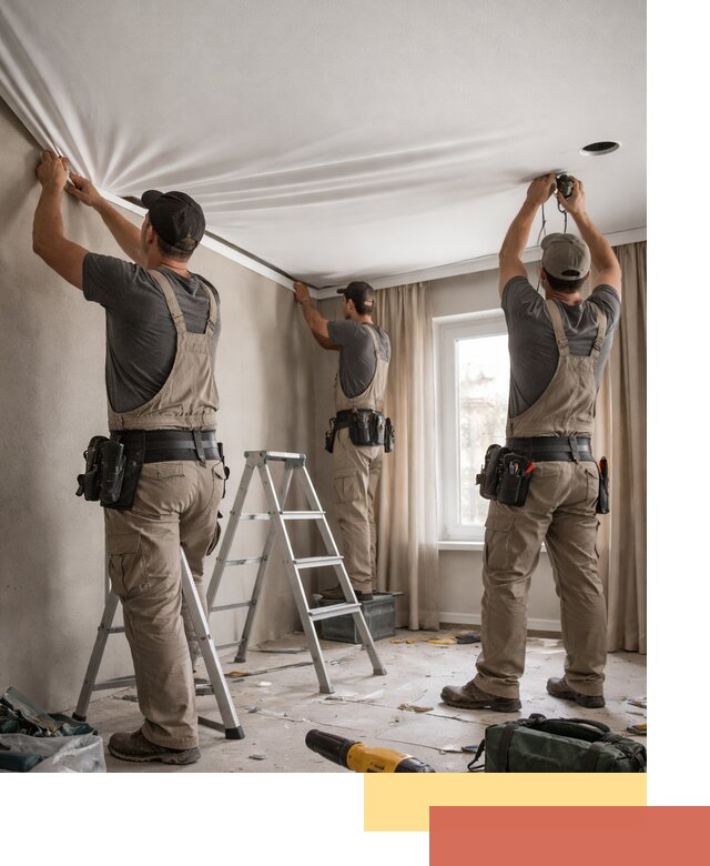 Монтаж матового натяжного потолка в Дивногорске качественно и быстро