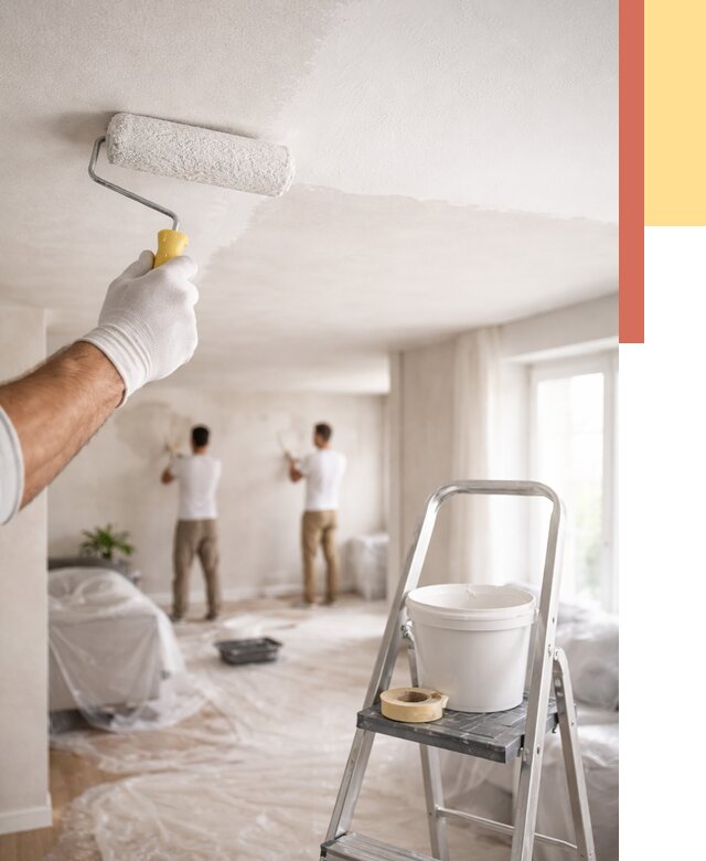 Покраска потолка акриловой краской в Дивногорске от 2528 руб. | ОТДЕЛОЧНИК-Двн