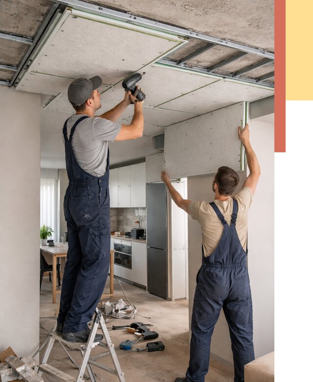 Шумоизоляция потолка панелями зипс в Дивногорске от 1870 руб. под ключ | ОТДЕЛОЧНИК-Двн